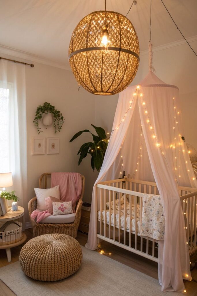 Soft nursery lighting