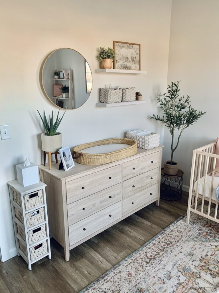 Nursery furniture layout