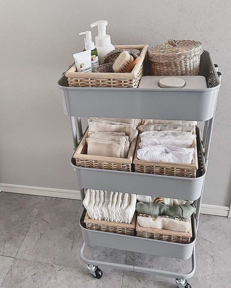 Nursery closet organization