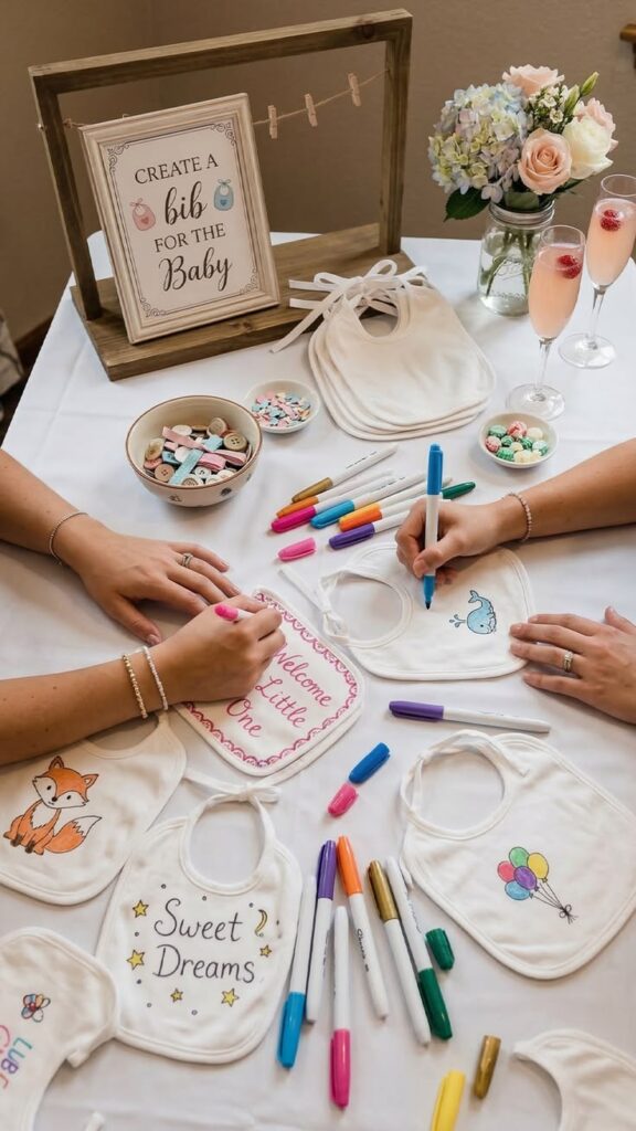 Baby shower favors for guests.