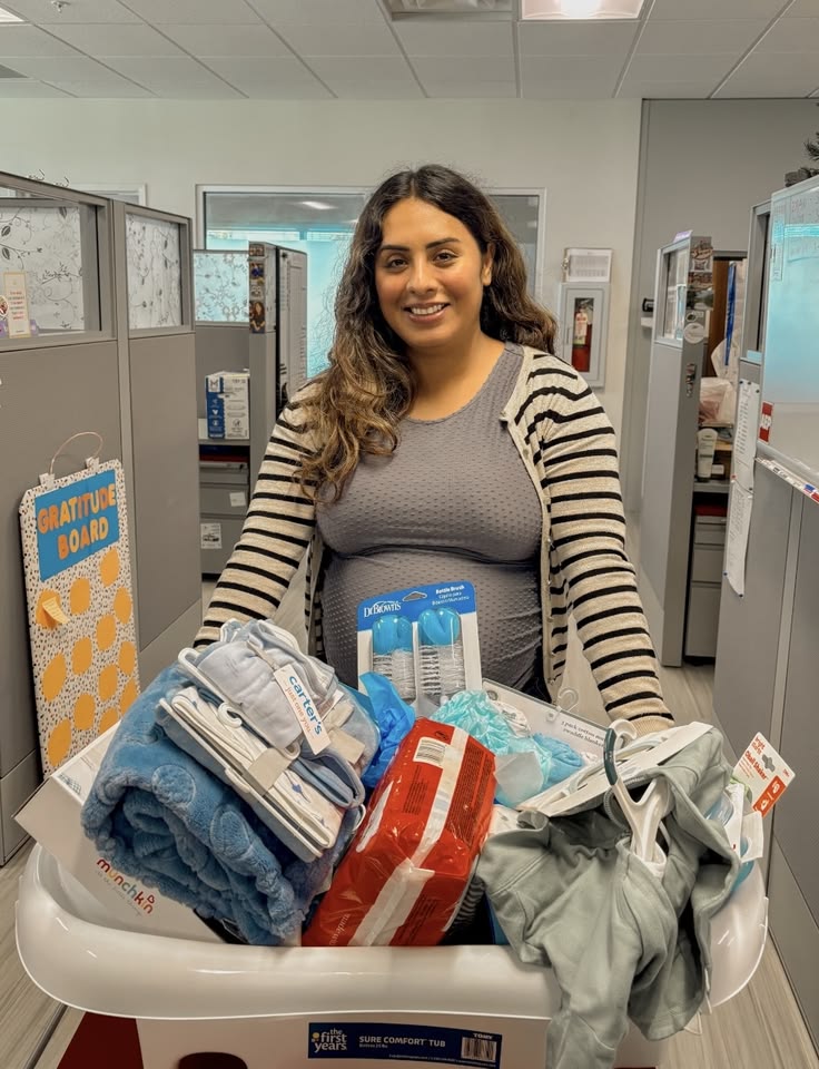 Buying baby essentials gradually to stay within your family budget.
