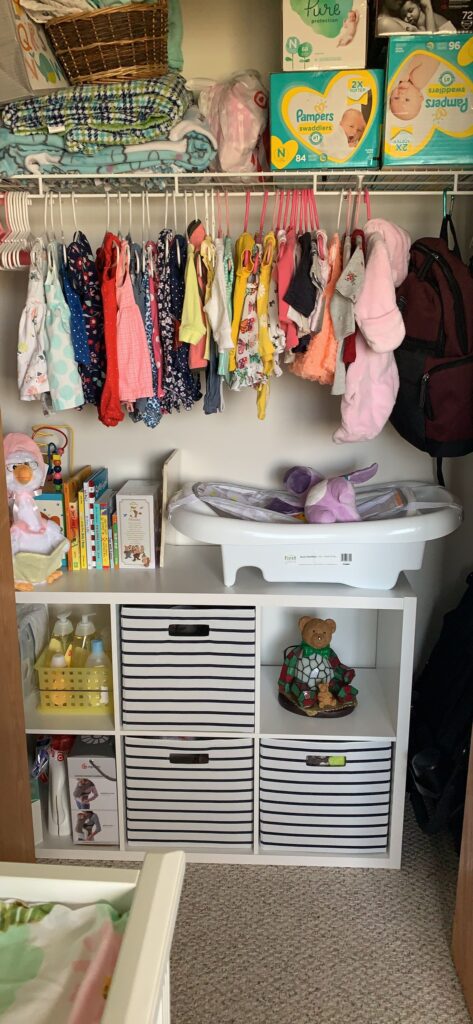 Nursery furniture layout