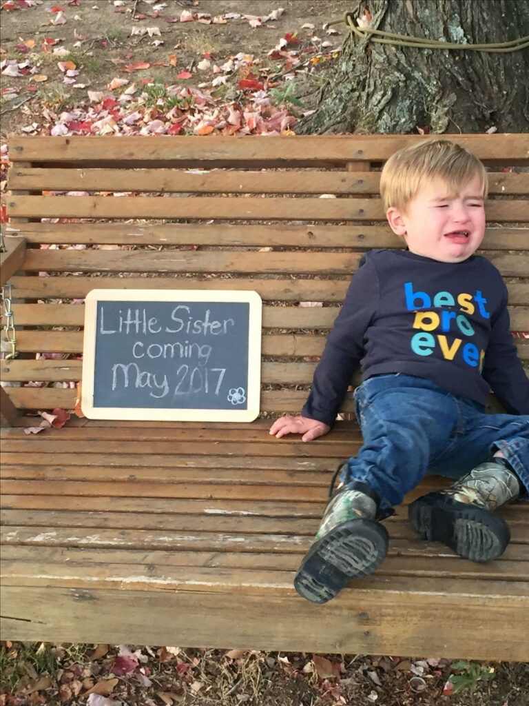 Checklist for preparing older children for a new sibling.