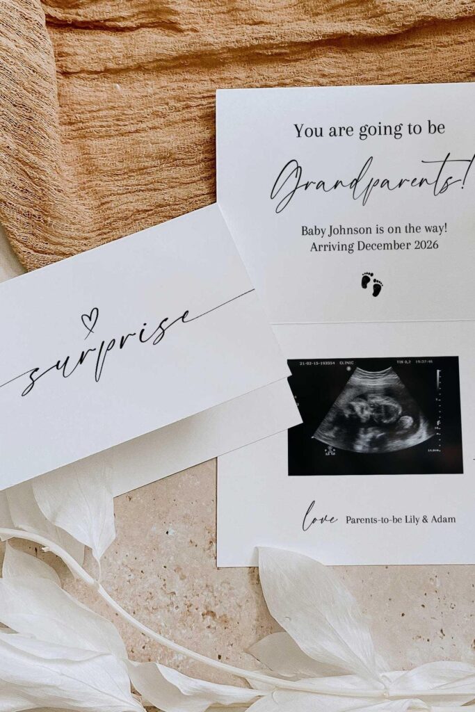 grandparents knowing you are pregnant