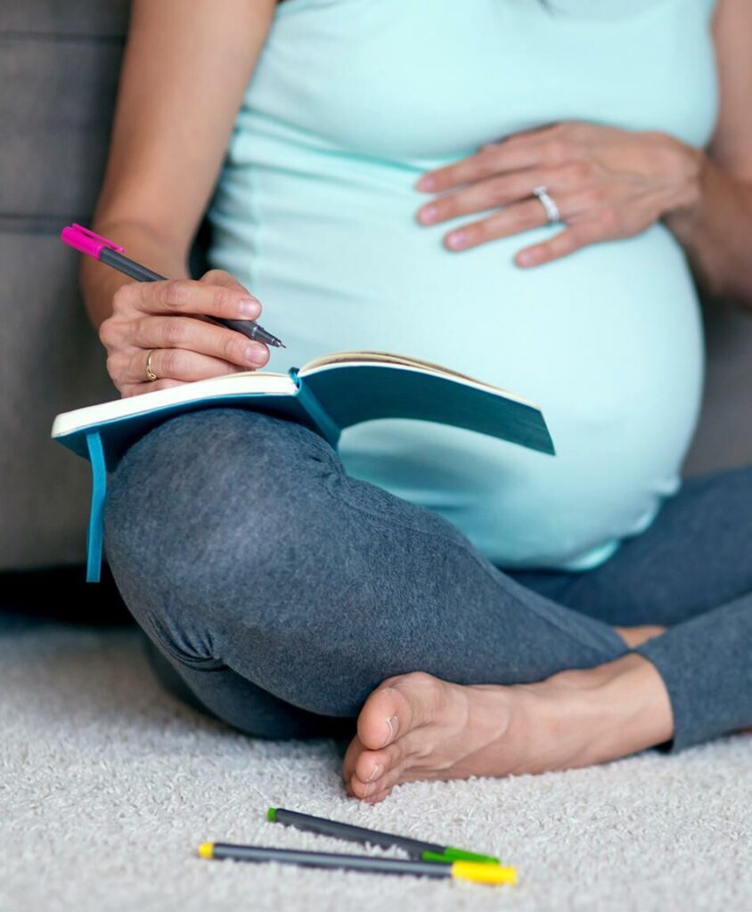 writing a plan for giving birth