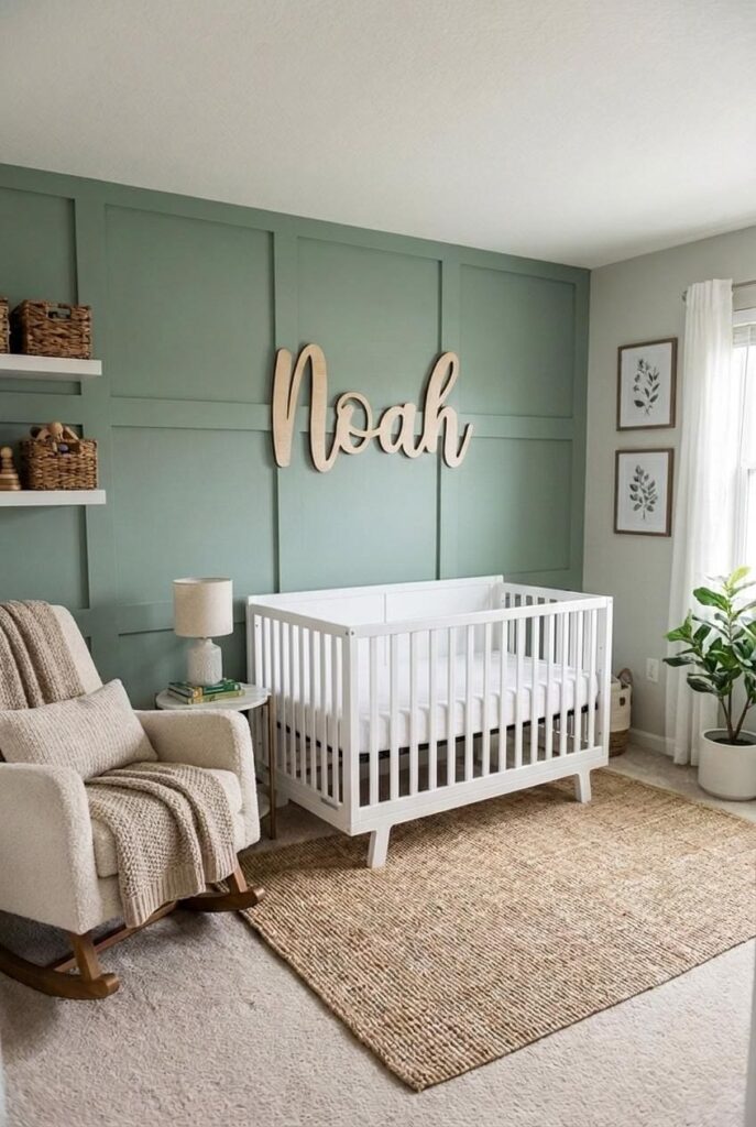 Modern nursery colors
