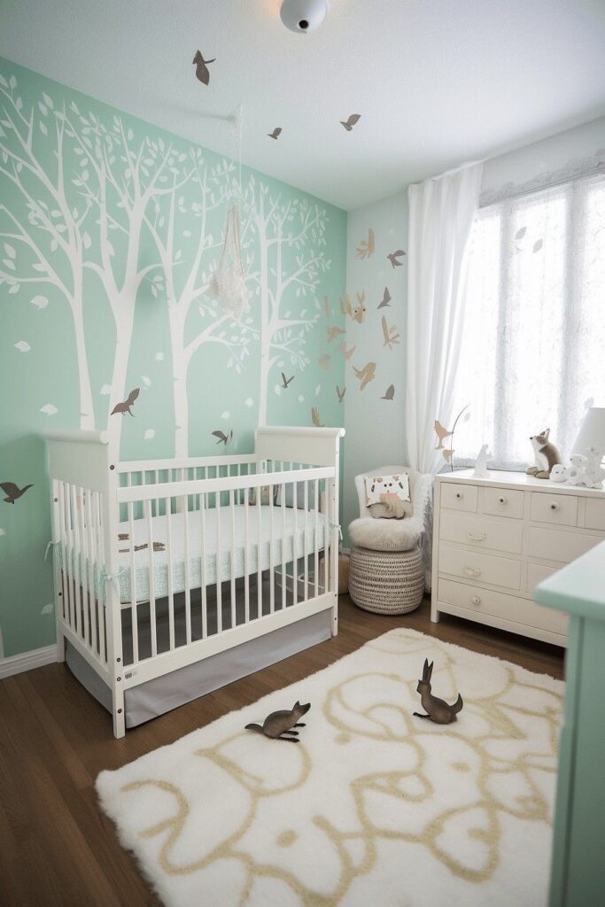 Gender-neutral nursery colors