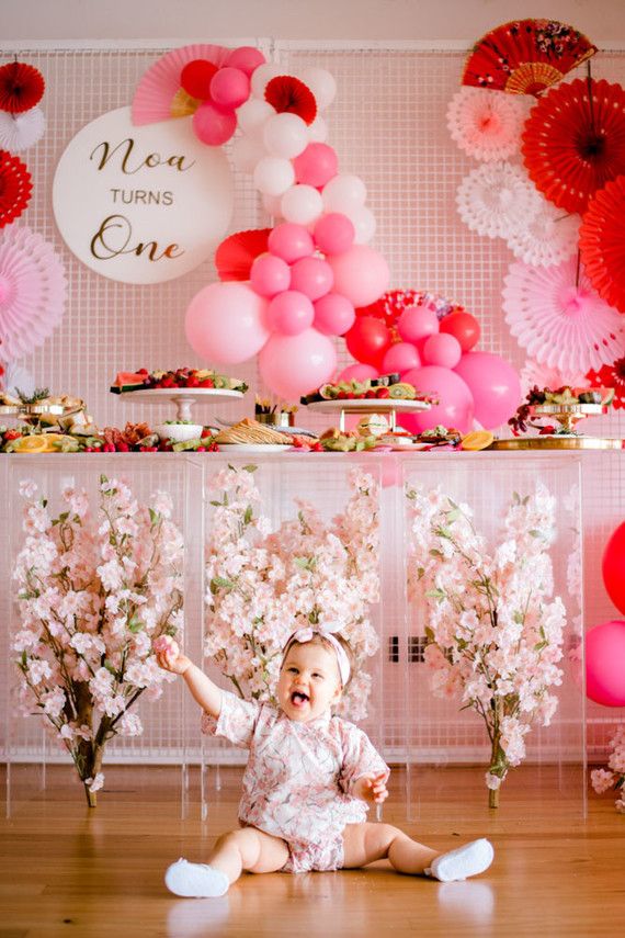 baby girl birthday decorations