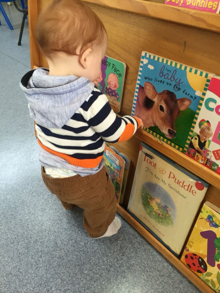 standing baby activities