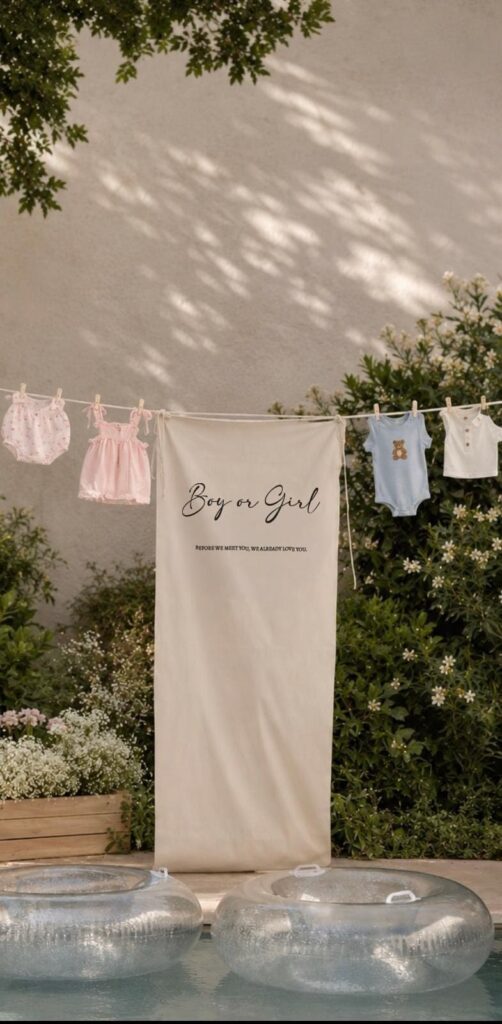 creative gender reveal decorations