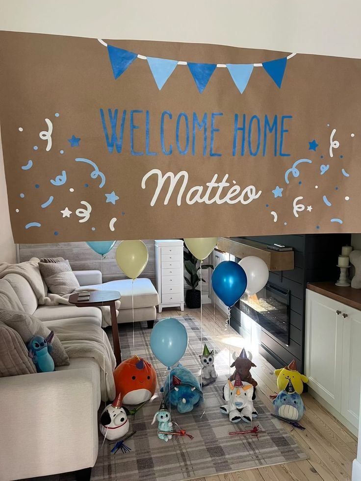 newborn homecoming celebration