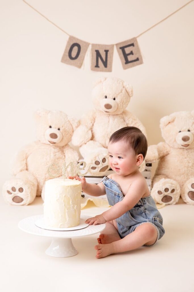 indoor cake smash setup ideas