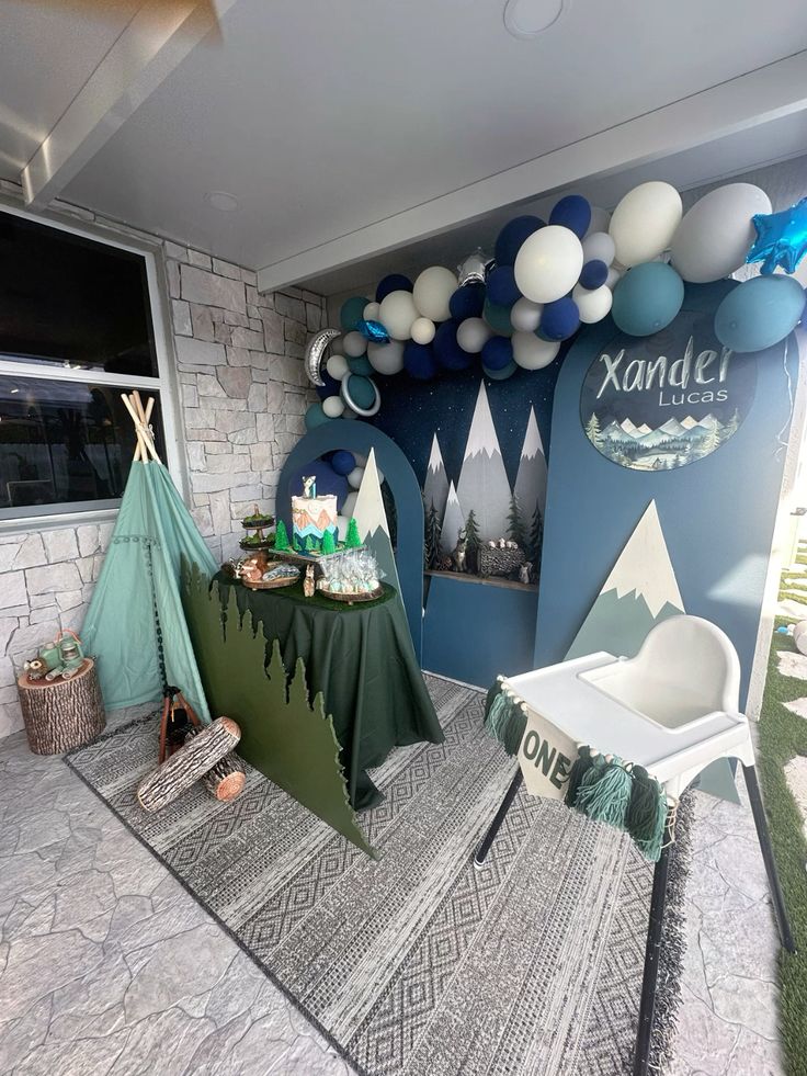 baby boy birthday decorations