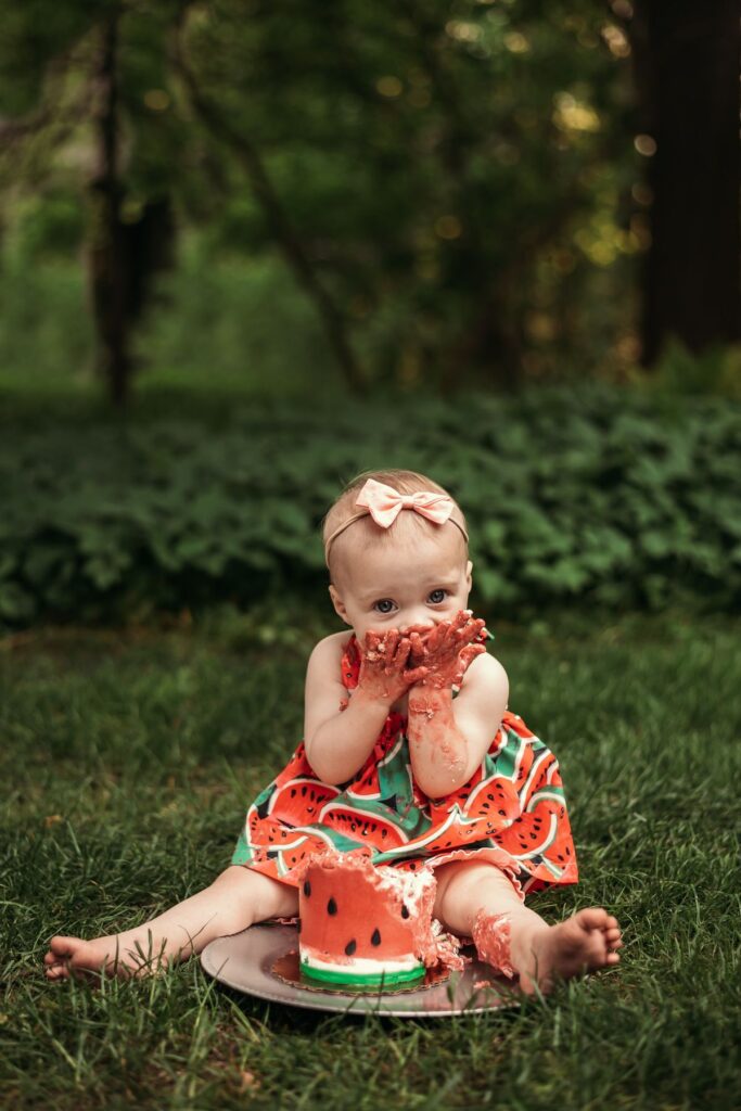 outdoor first birthday photoshoot