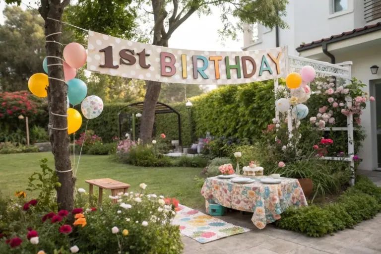 baby girl birthday decorations