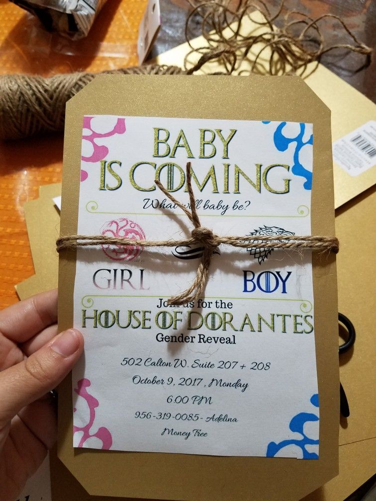 baby gender reveal ideas