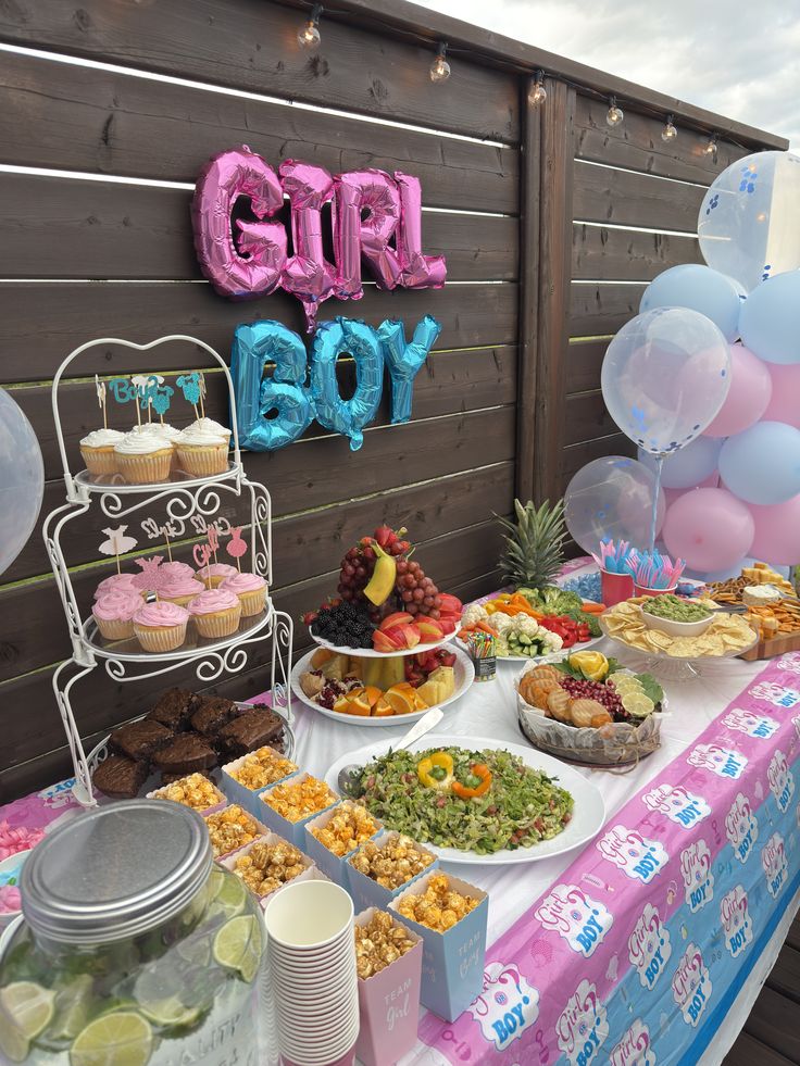 gender reveal decorations