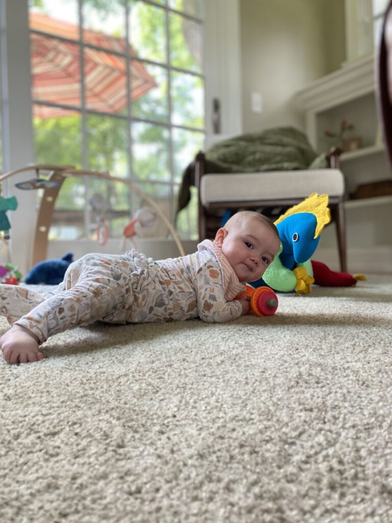 sitting baby activities
