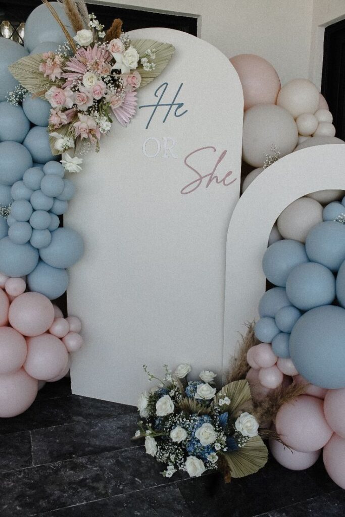 baby reveal decorations