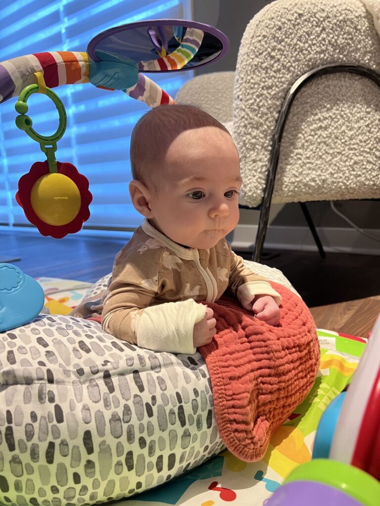 Montessori play for newborns