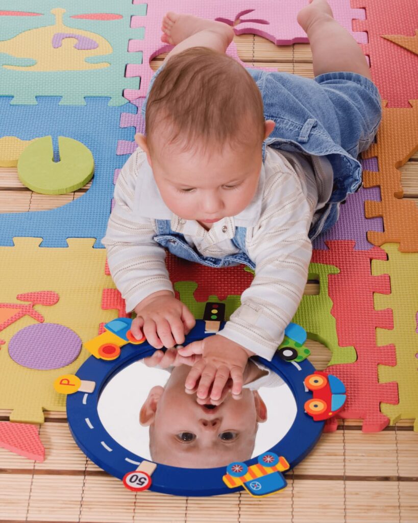 newborn playtime