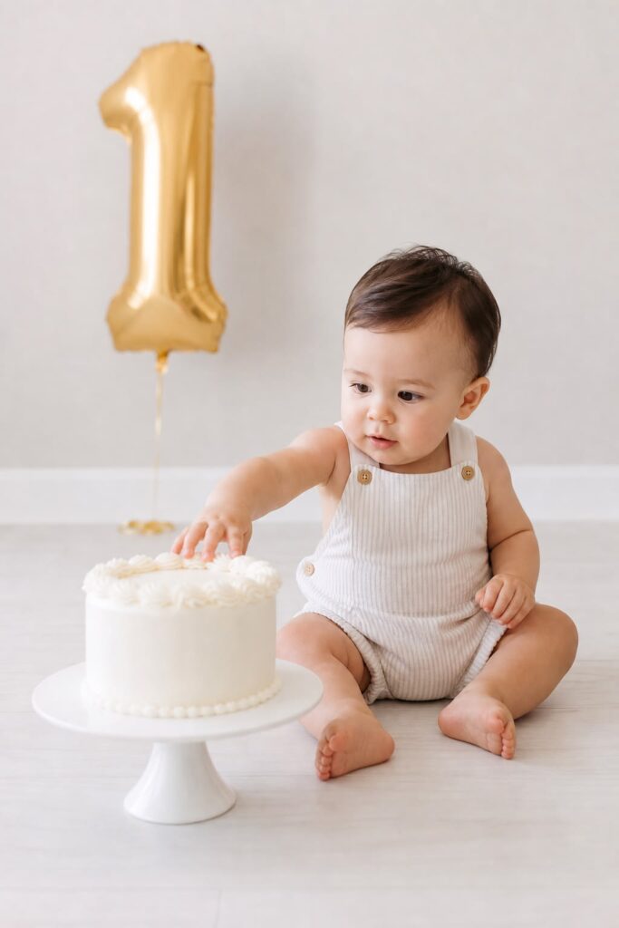 indoor cake smash setup ideas 